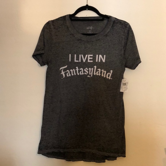 i live in fantasyland shirt disney